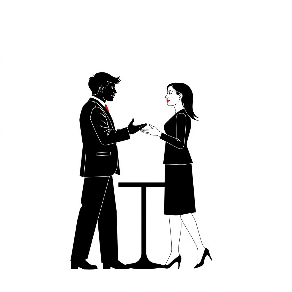 Icona di dibattito politico